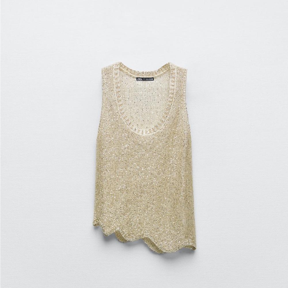 Rhinestone tank top
